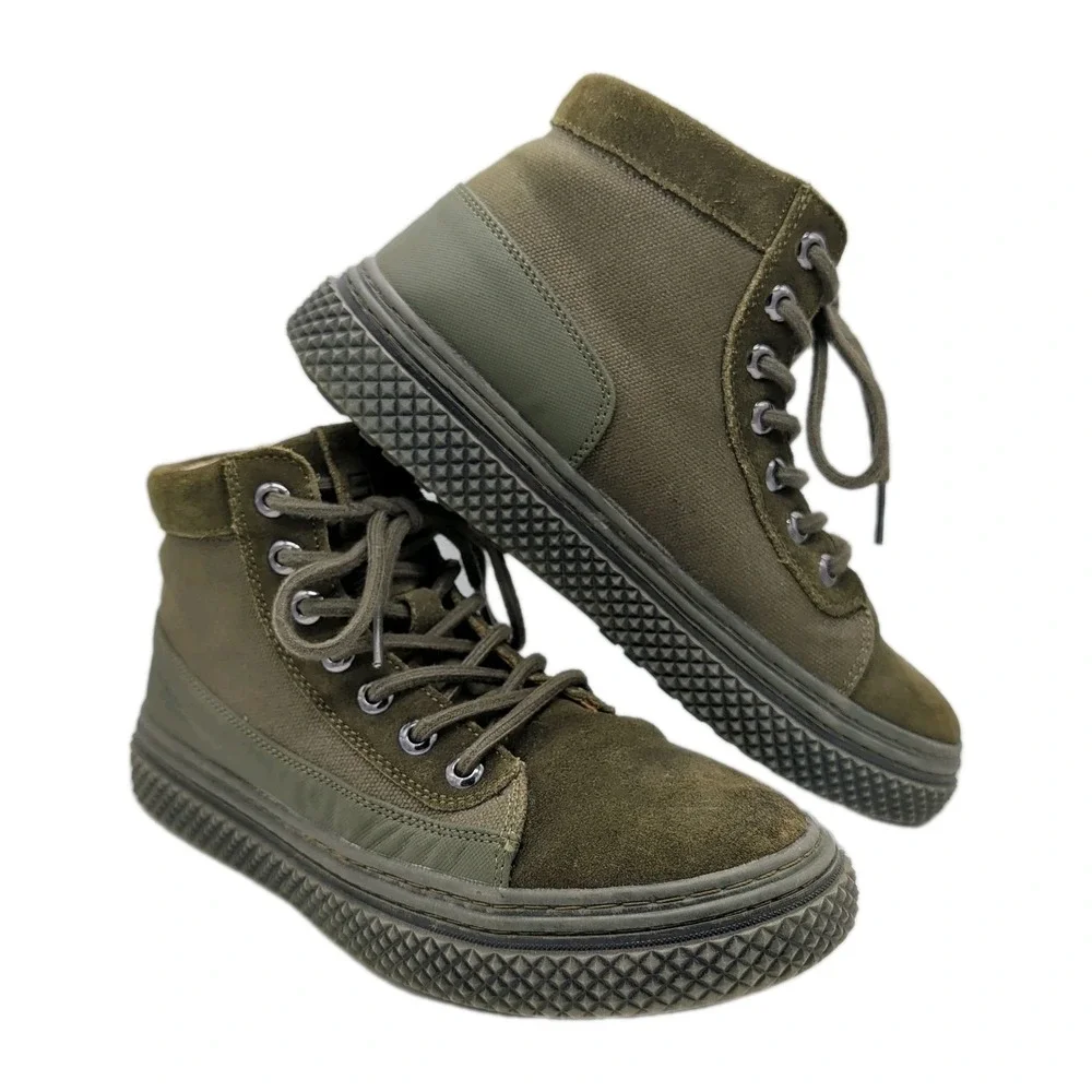 Steve Madden Green Lantern Hybrid Sneaker-Boot Chukka Gorpcore Urban High Top